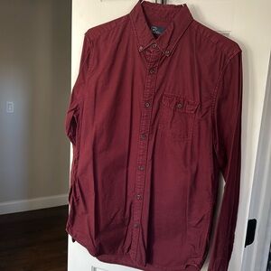 Gap shirt (burgundy size m)
